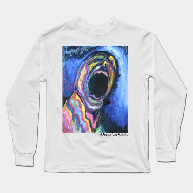 Series of Screams - Ecstasy Long Sleeve T-Shirt by Austin Floyd Artwork